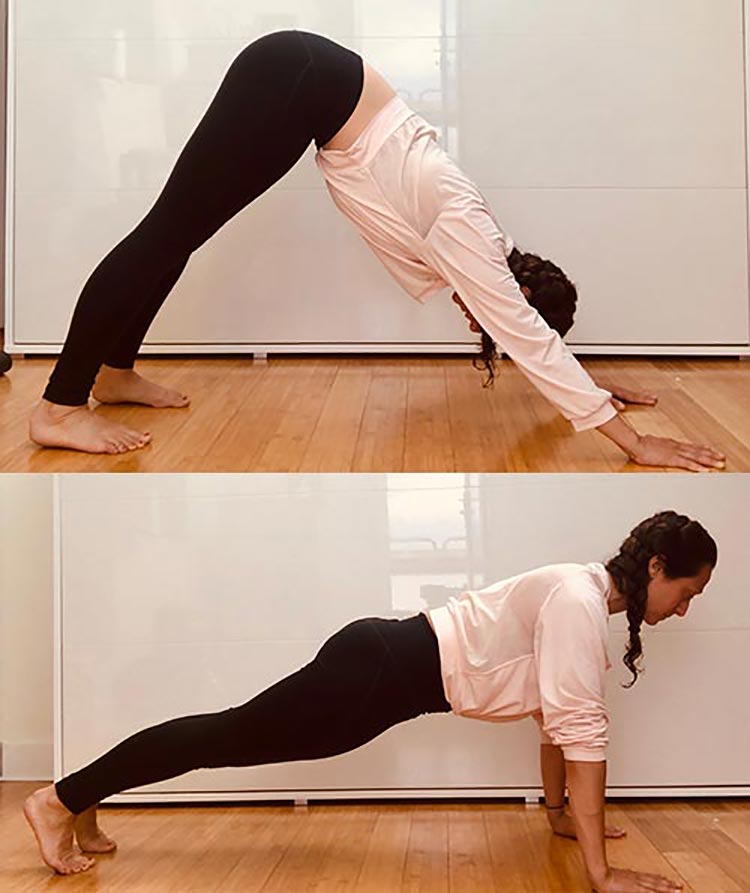 Downward Dog to Plank Flow https://ketosummit.com/15-minute-yoga-workout