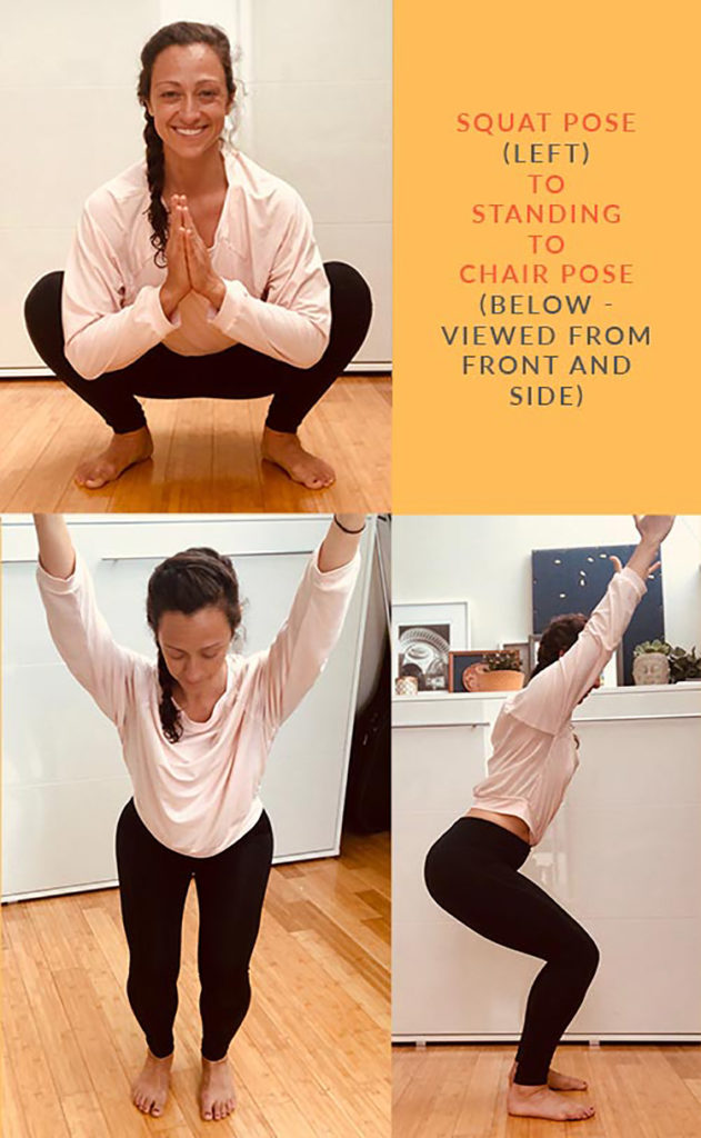 Squat to Stand and Chair Pose https://ketosummit.com/15-minute-yoga-workout