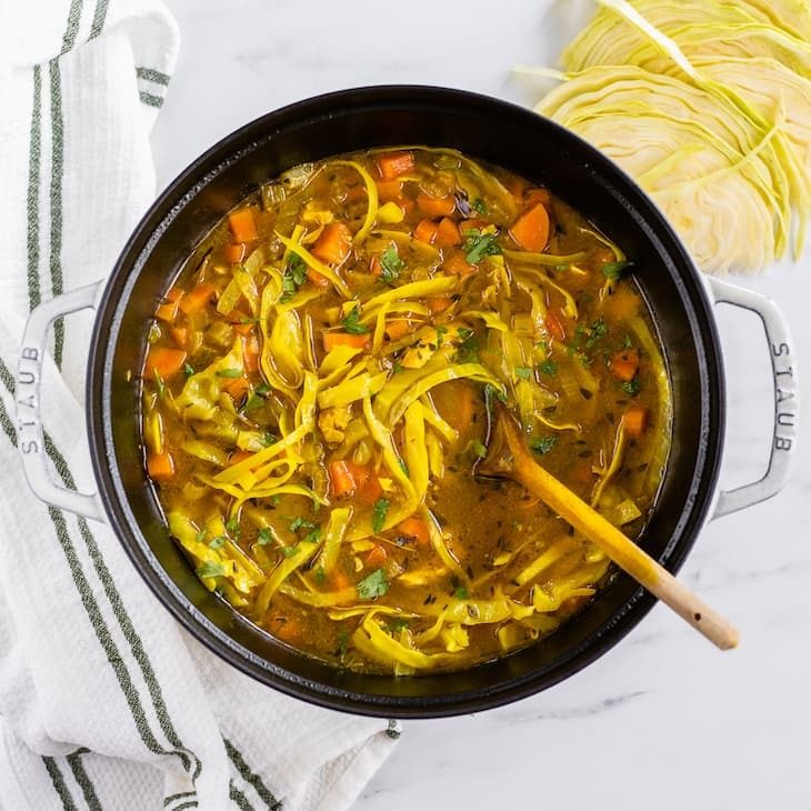 Immune-Boosting Turmeric Keto Chicken “Noodle” Soup - Square
